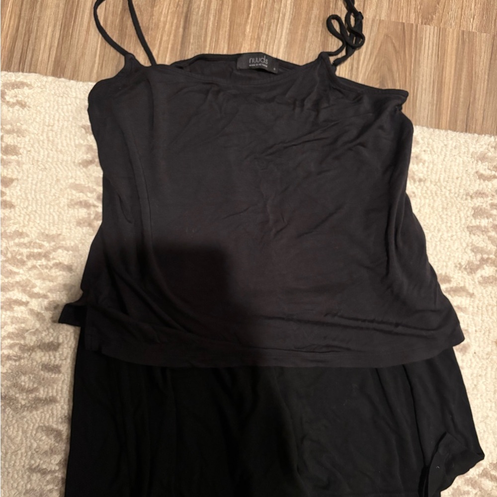 Nuuds cami black pjs small